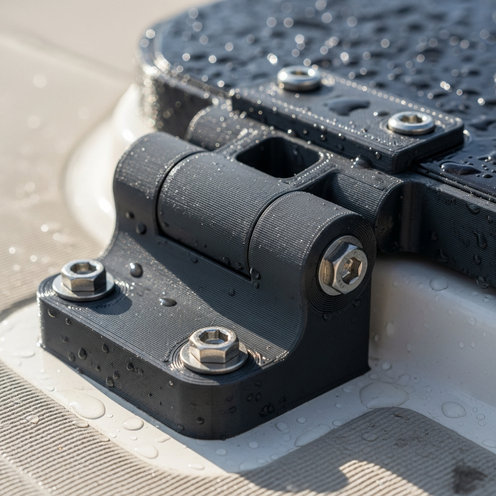 Hatch hinge.