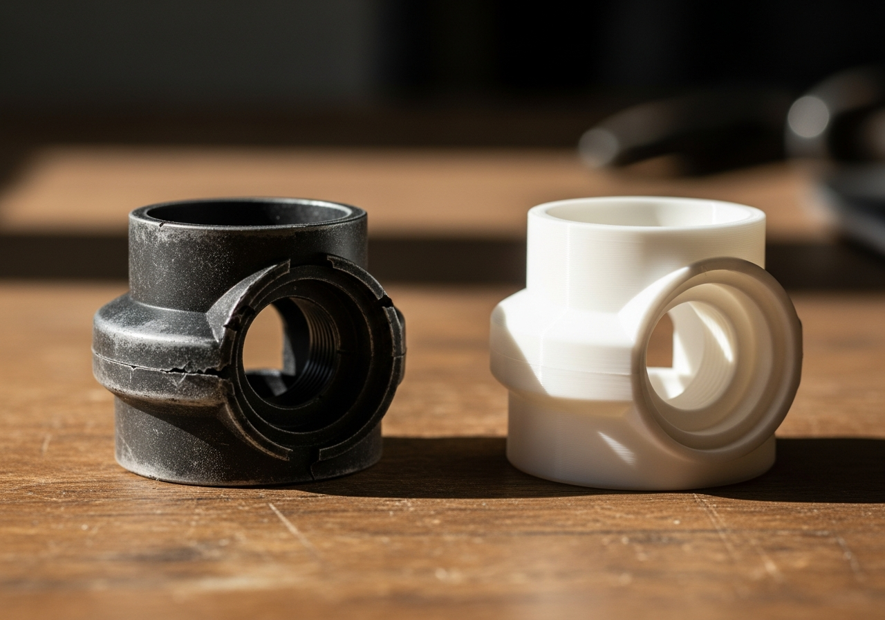 Replacement marine hose union.